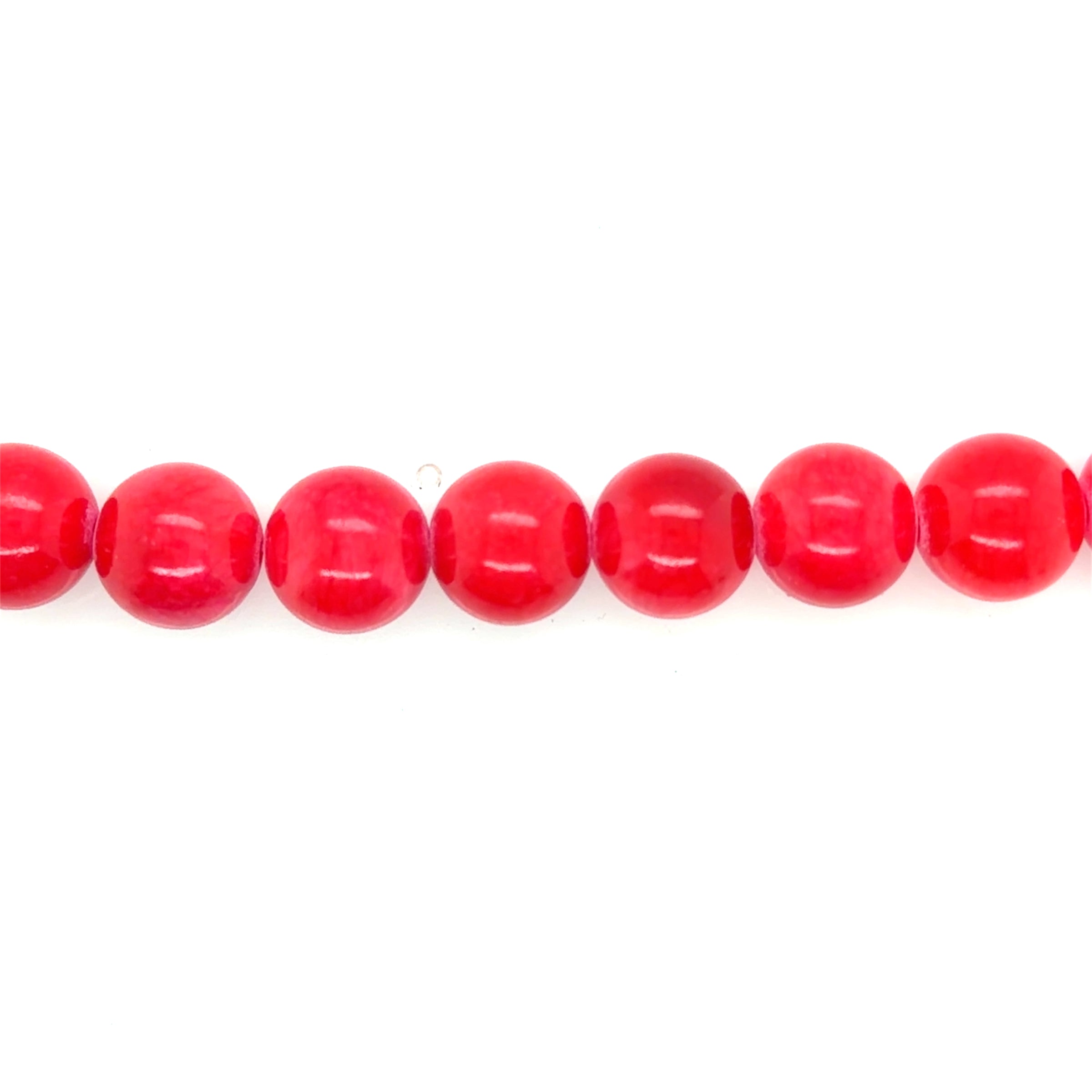 Pink Punch Mashan Jade Beads