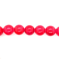 Pink Punch Mashan Jade Beads
