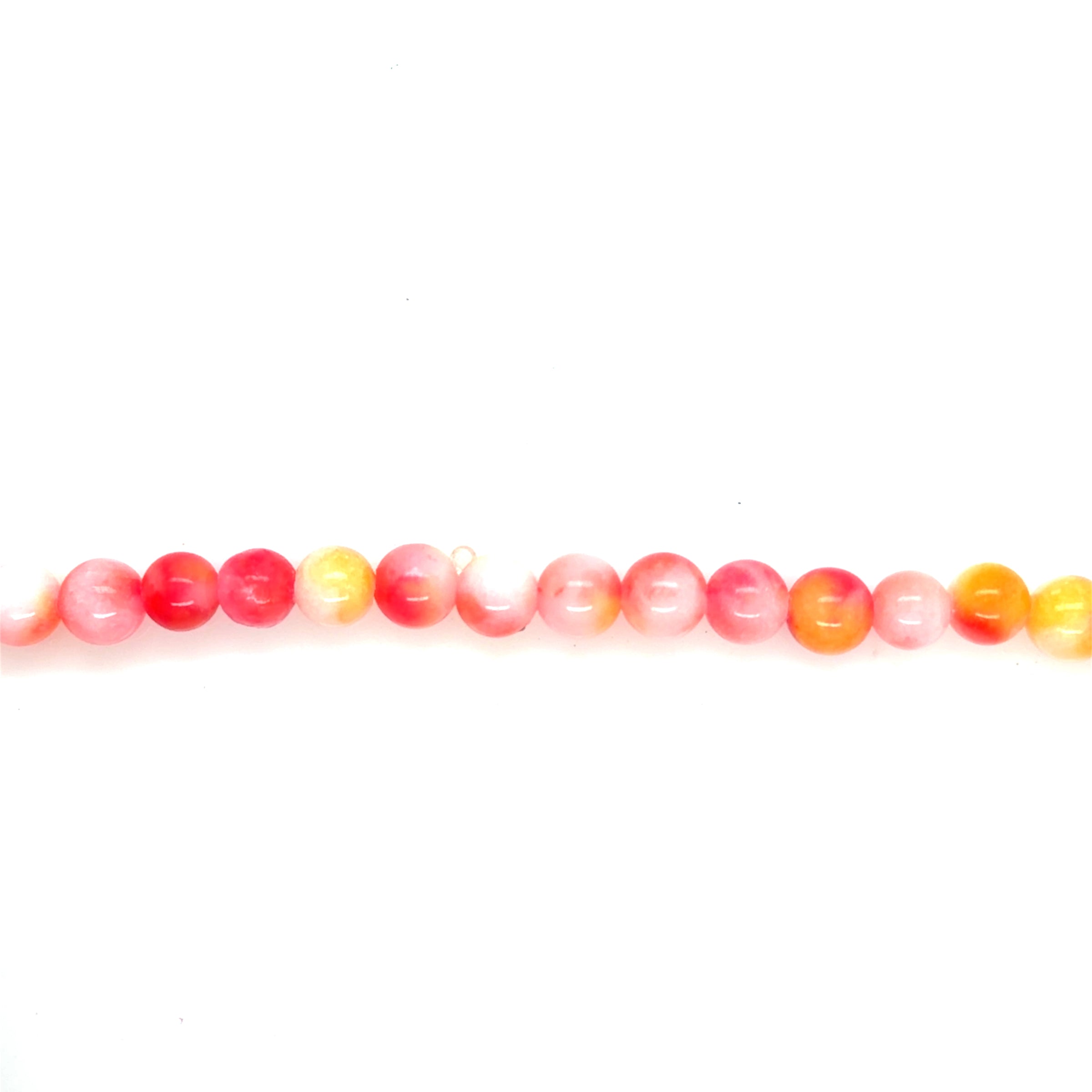 Pink Melody Mashan Jade Beads