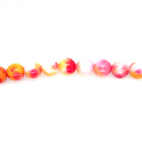 Pink Melody Mashan Jade Beads