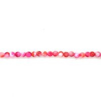 Pink Marble Mashan Jade Beads