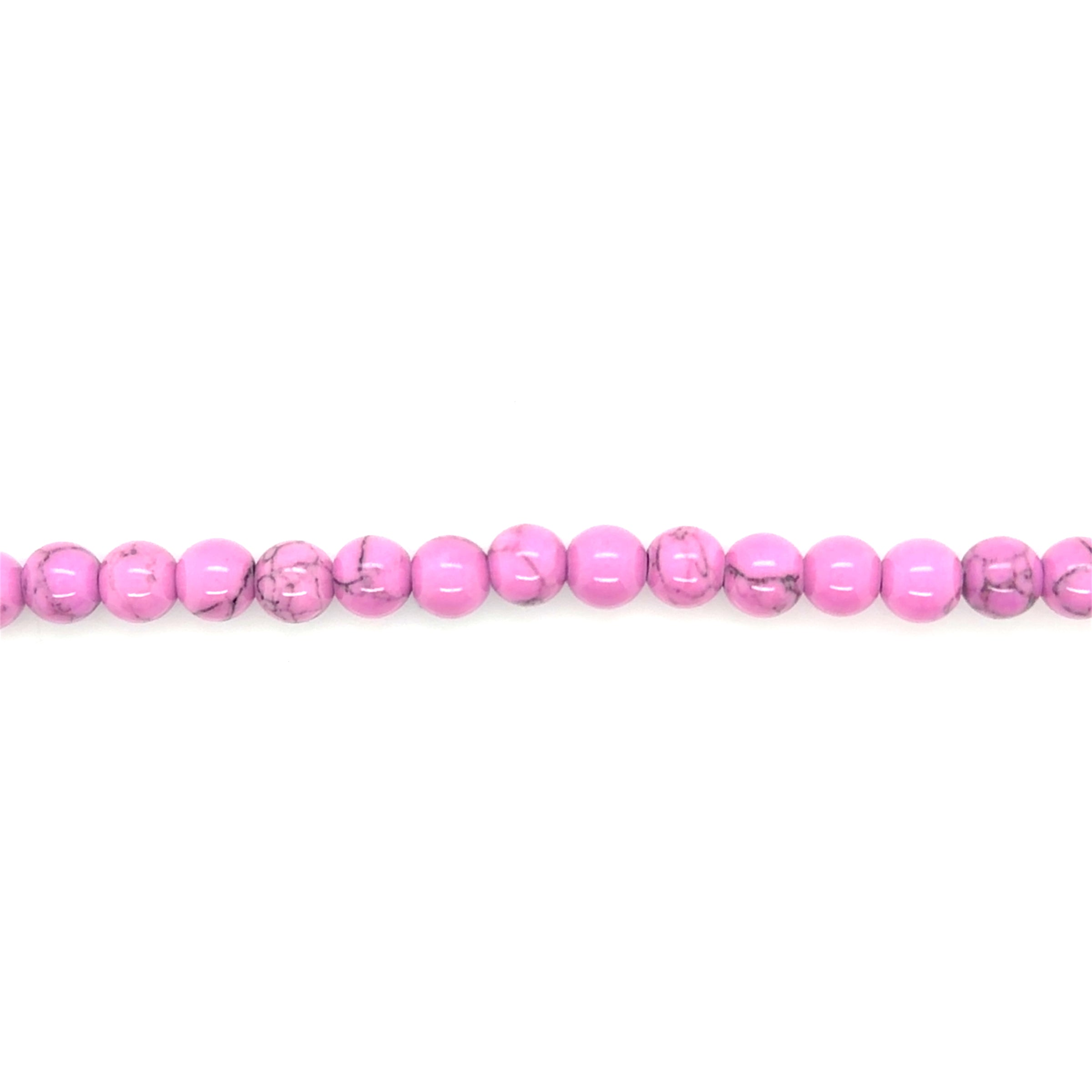 Taffy Marble Synthetic Turquoise Beads
