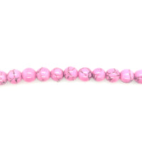 Taffy Marble Synthetic Turquoise Beads