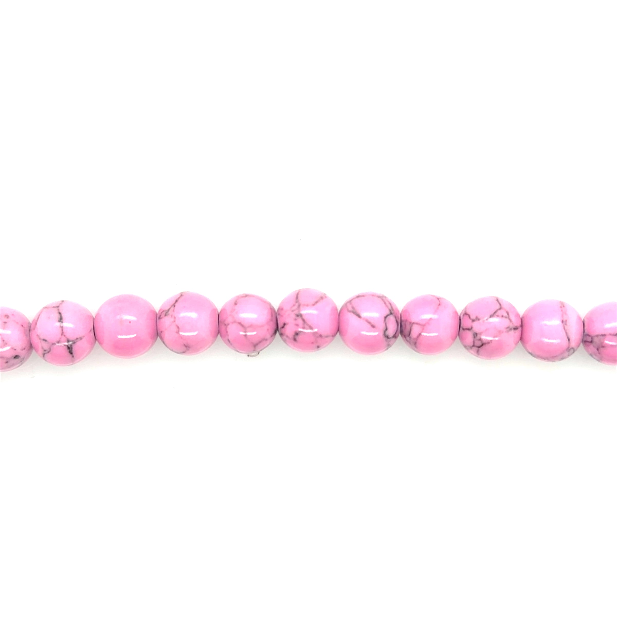 Taffy Marble Synthetic Turquoise Beads