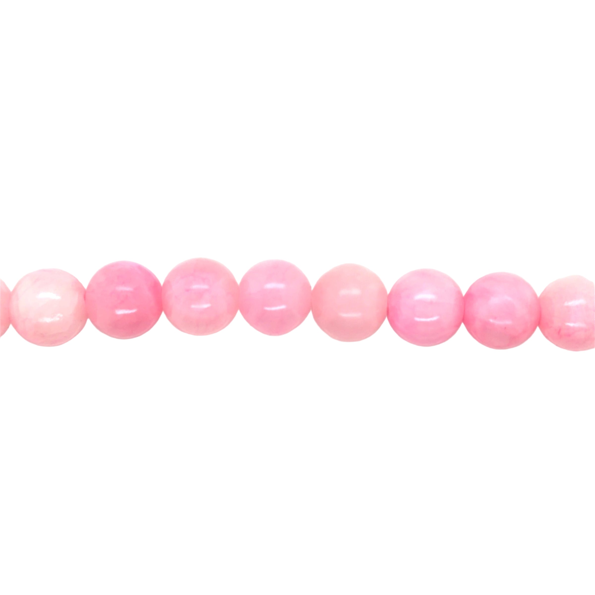 Pink Mashan Jade Beads
