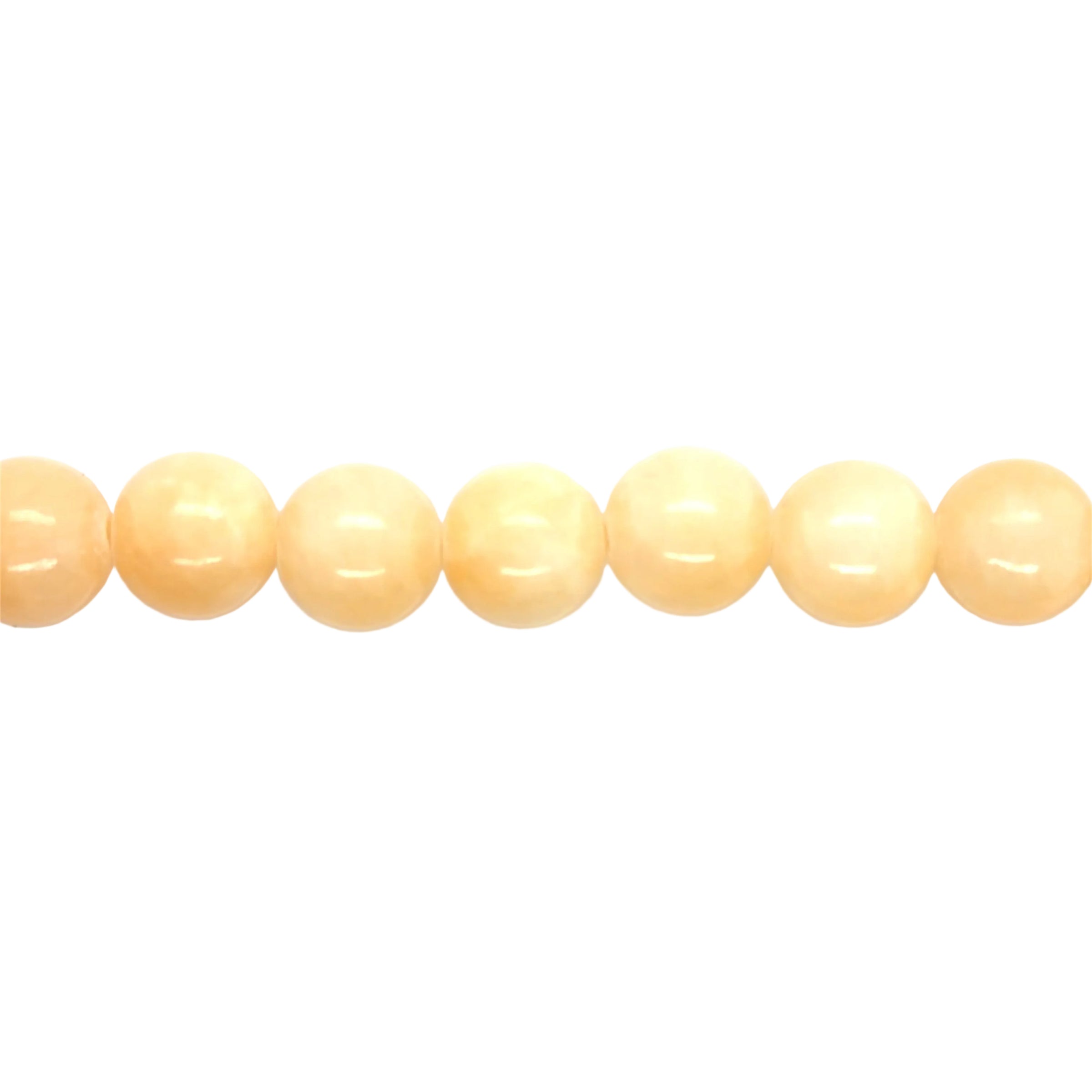 Peach Mashan Jade Beads