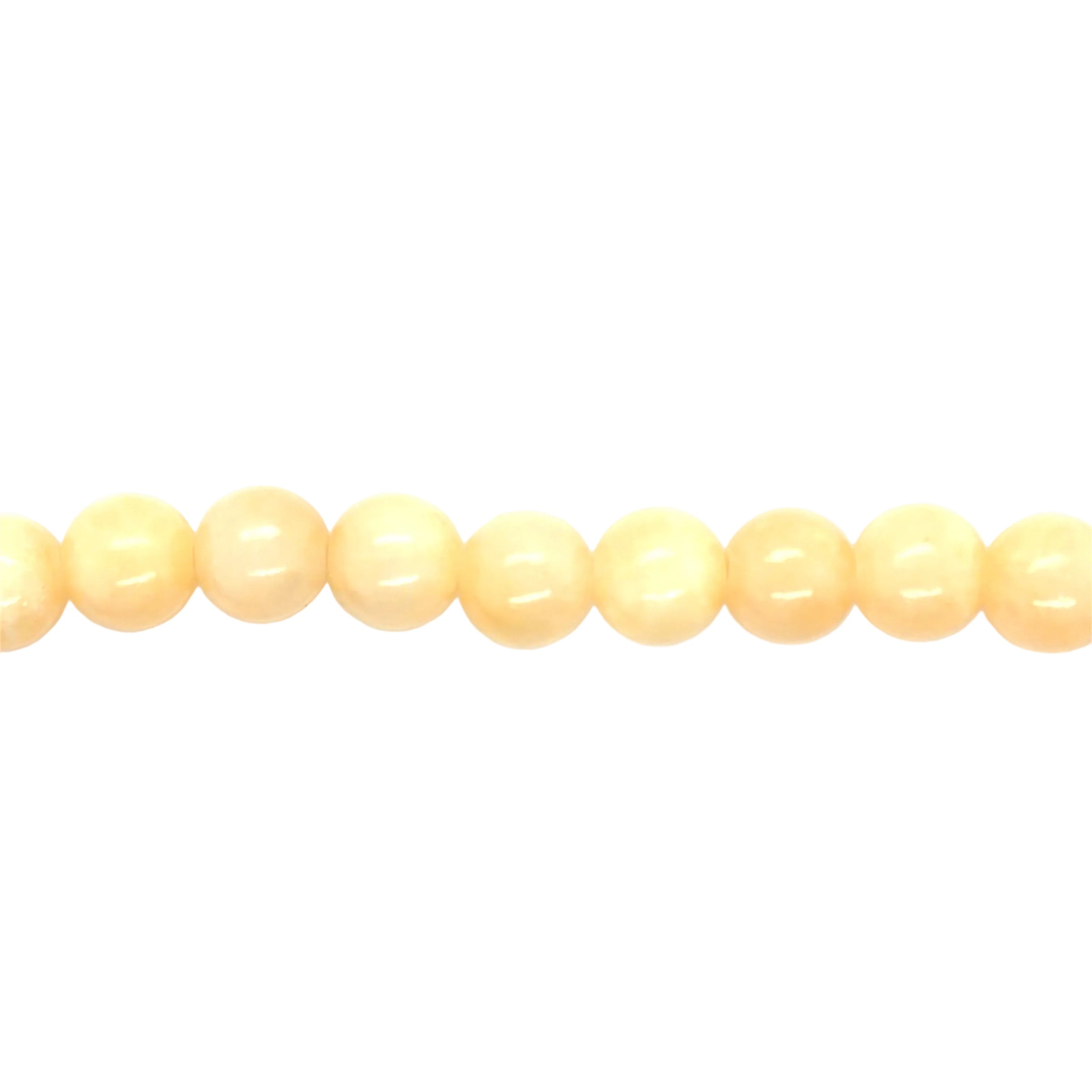 Peach Mashan Jade Beads