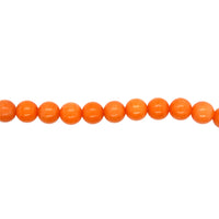 Salamander Orange Mashan Jade Beads