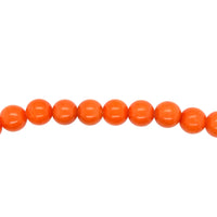 Salamander Orange Mashan Jade Beads