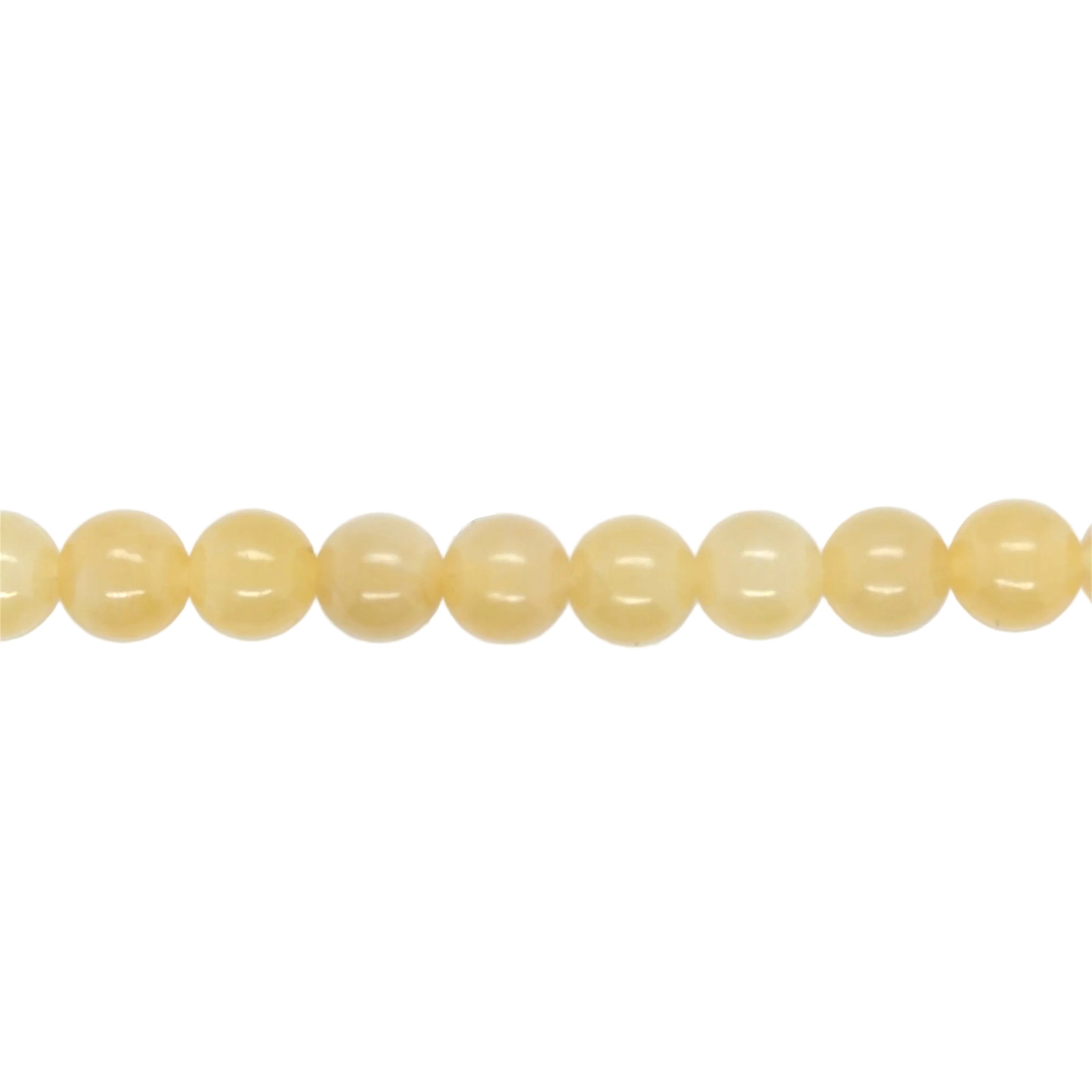 Royal Yellow Mashan Jade Beads