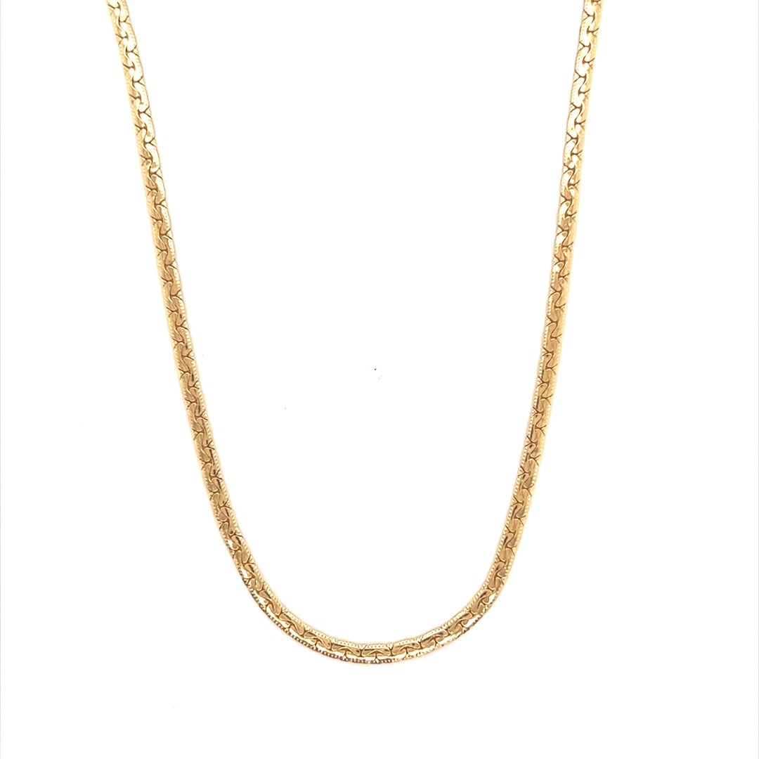 Viola Link Chain 1mm - Gold Filled