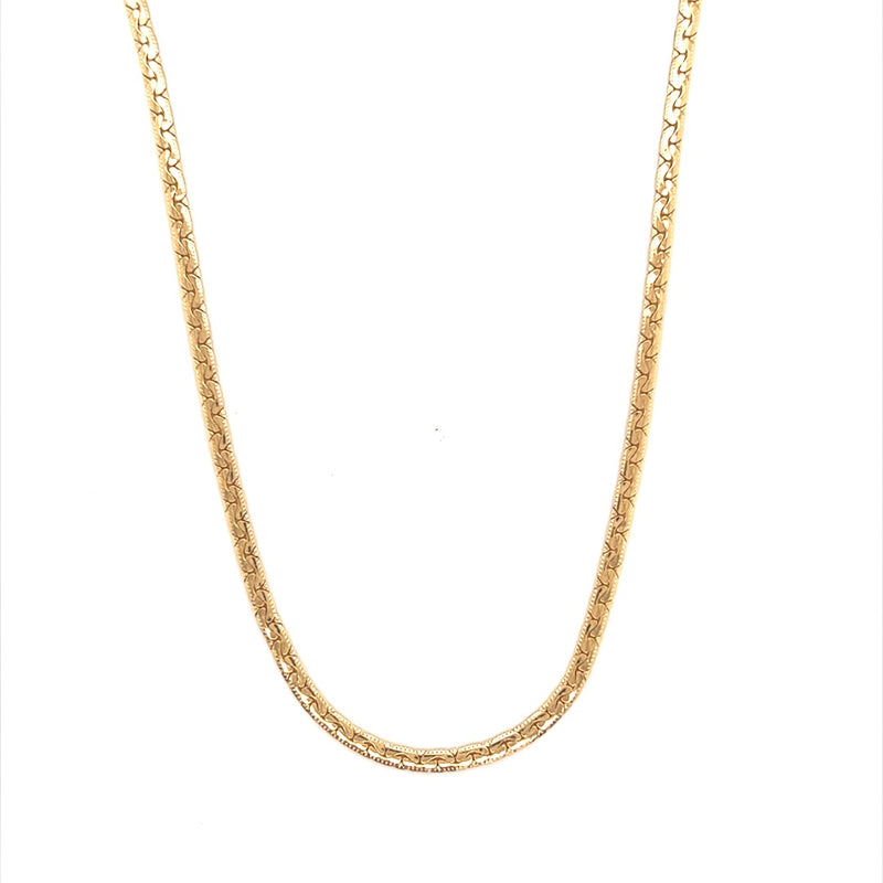 Viola Link Chain 1mm - Gold Filled