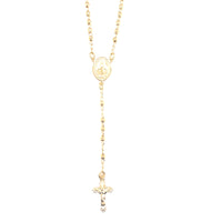 Virgin Mary Medal Rosary Necklace 1mm