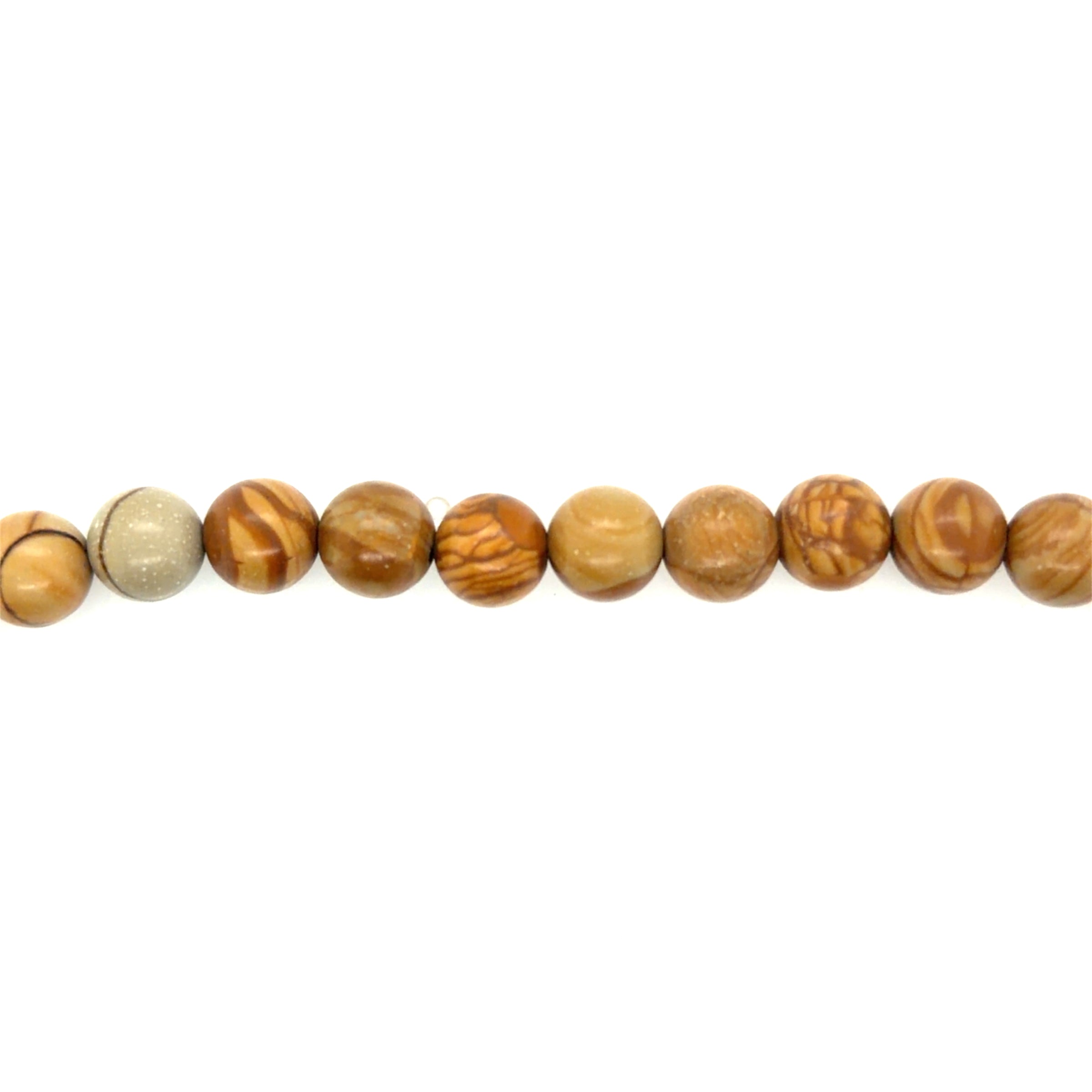 Wooden Jasper Beads 10mm