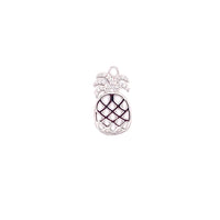 CZ Pineapple Charm 12mm - Gold Plated