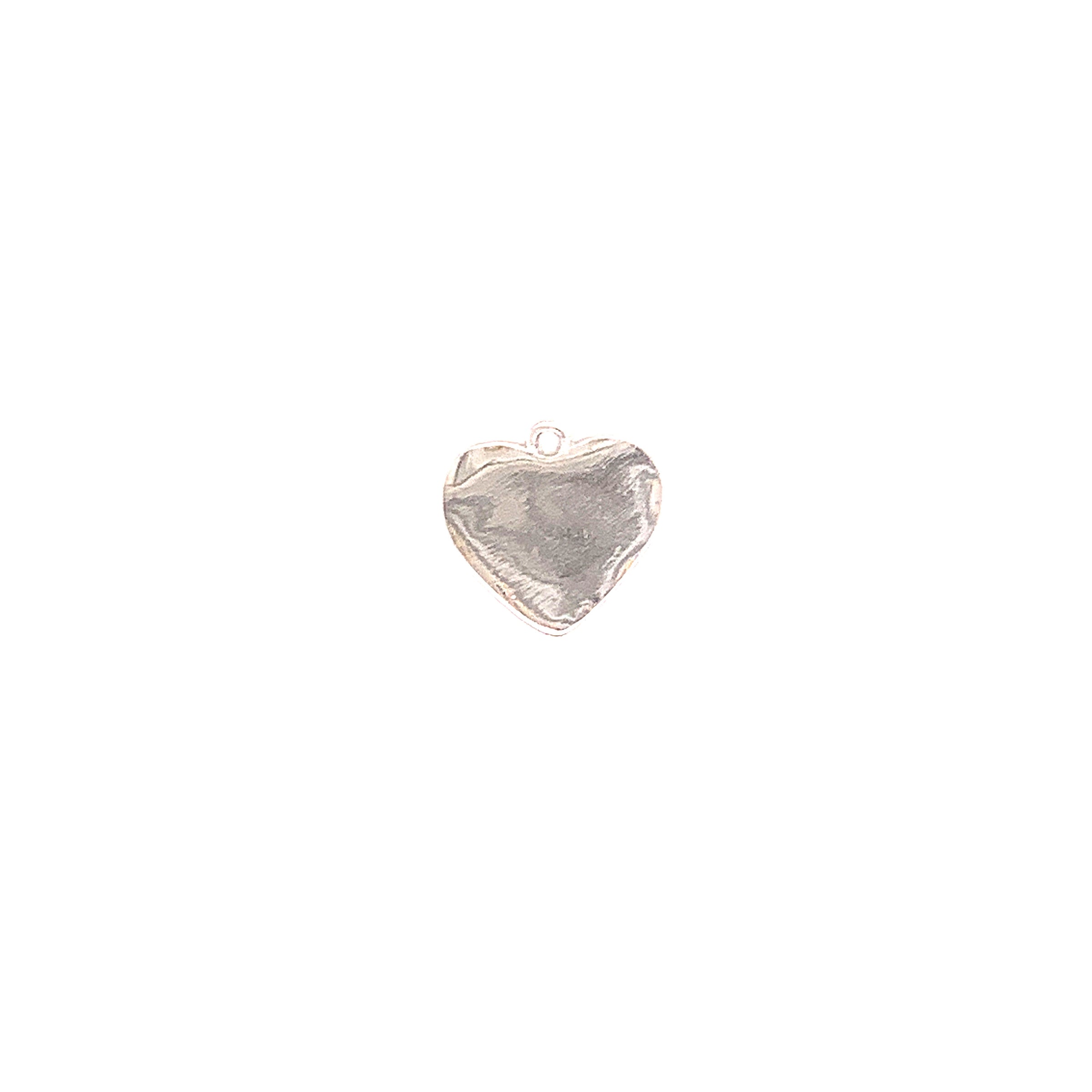 Heart Charm 12mm - Brass