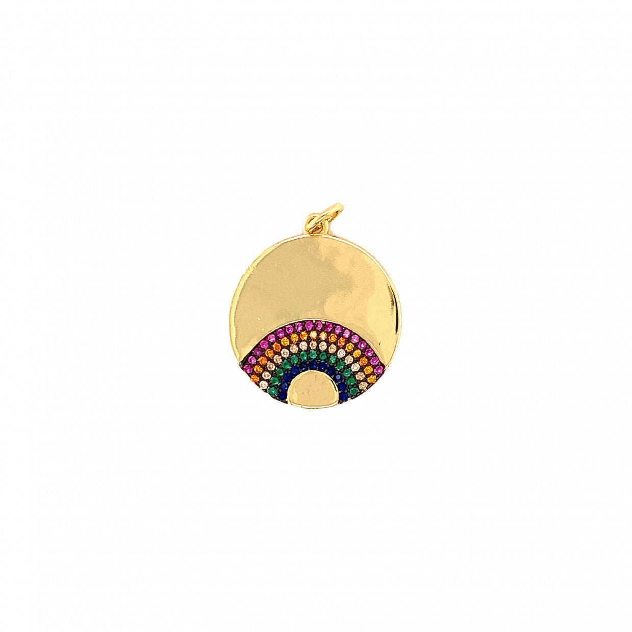 CZ Rainbow Charm