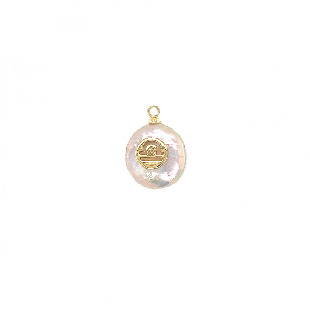Zodiac Pearl Charm