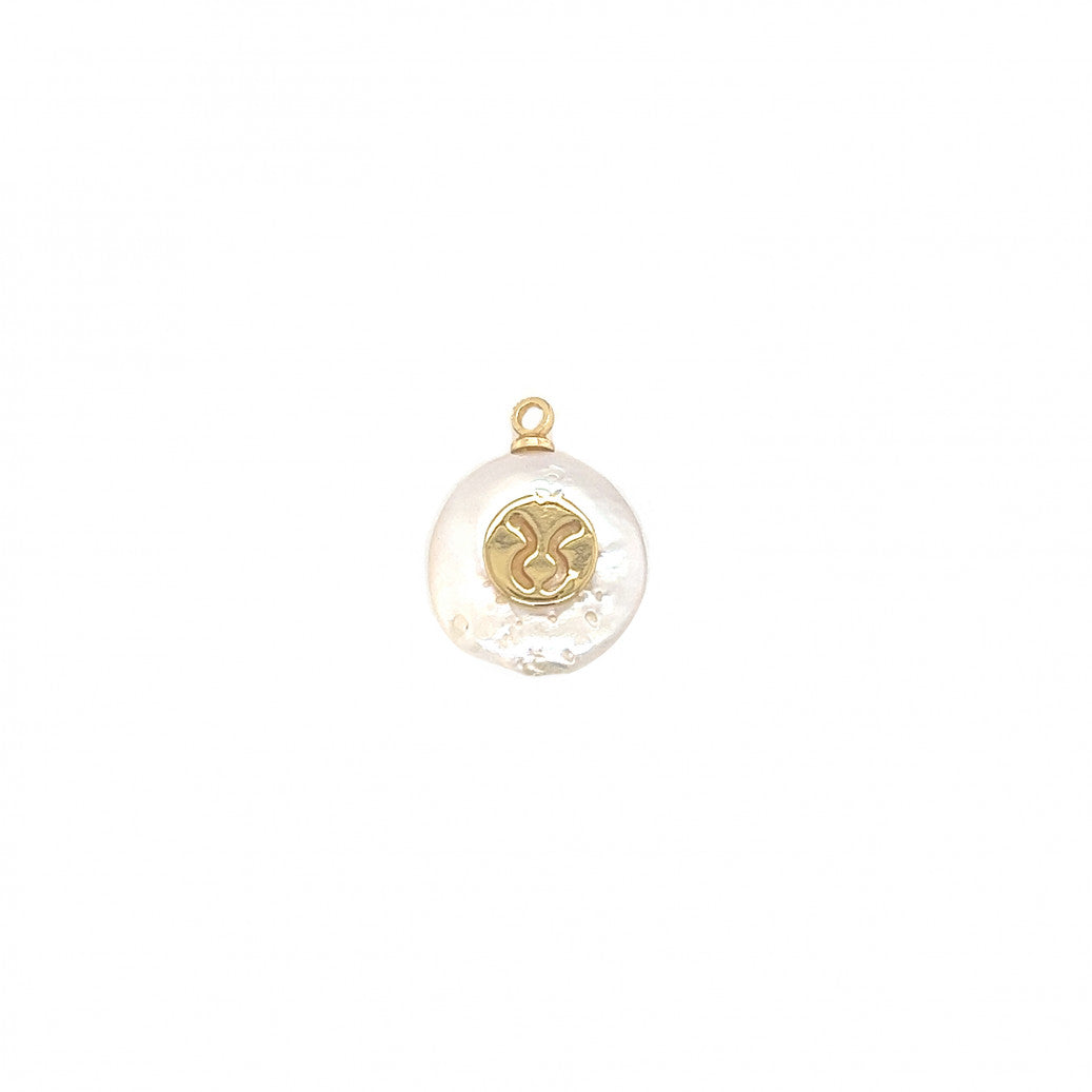 Zodiac Pearl Charm