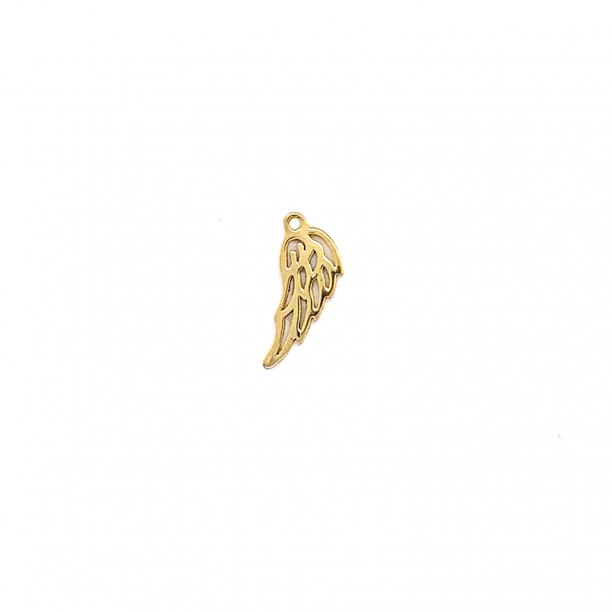 Wing Charm 15mm - Brass