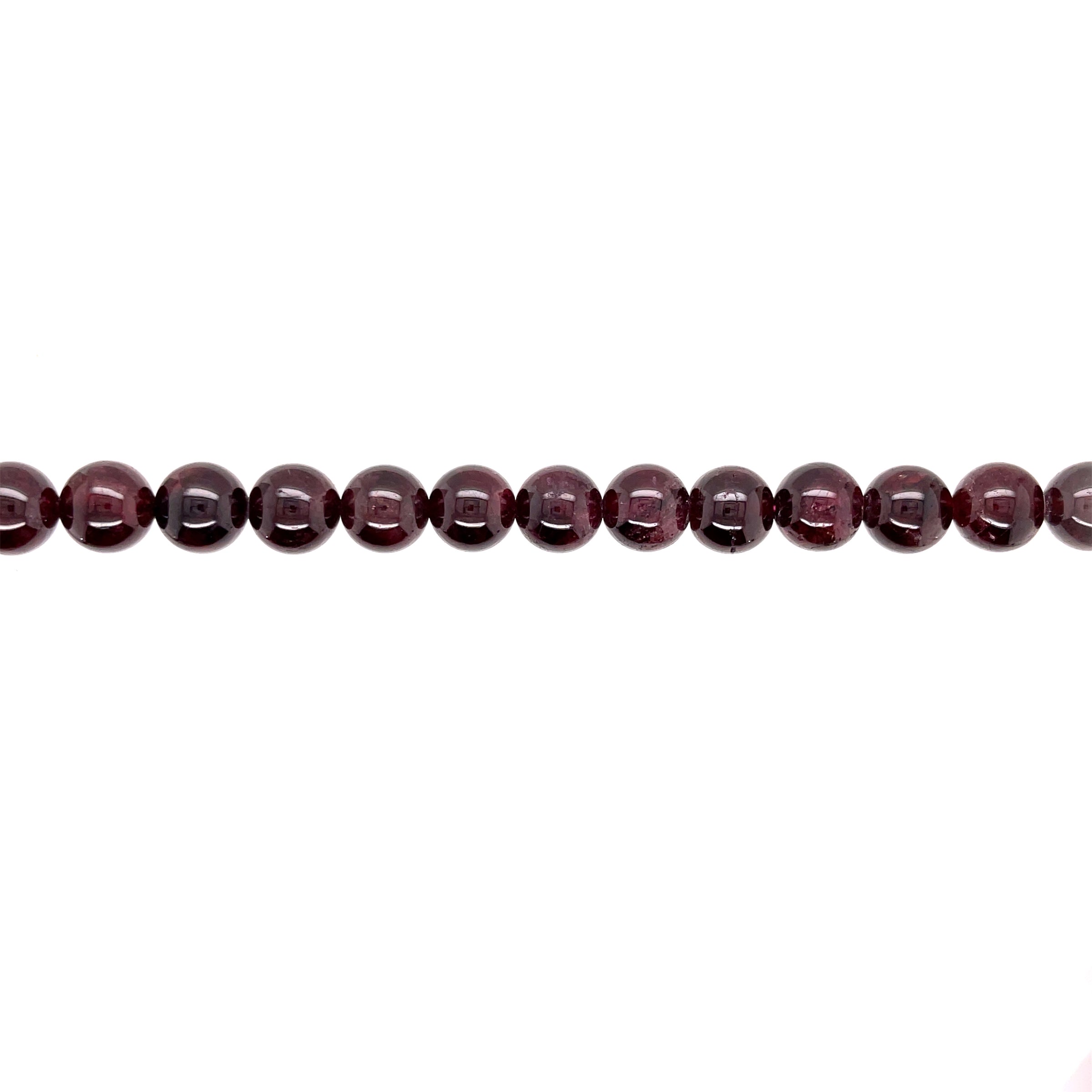 8mm Garnet - Round