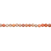 6mm Plated Sunstone - Faceted