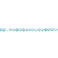 6mm Plated Banded Agate - Faceted