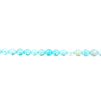 8mm Plated Banded Agate - Faceted