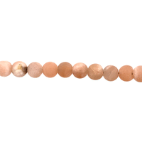 6mm Matte Sunstone - Round