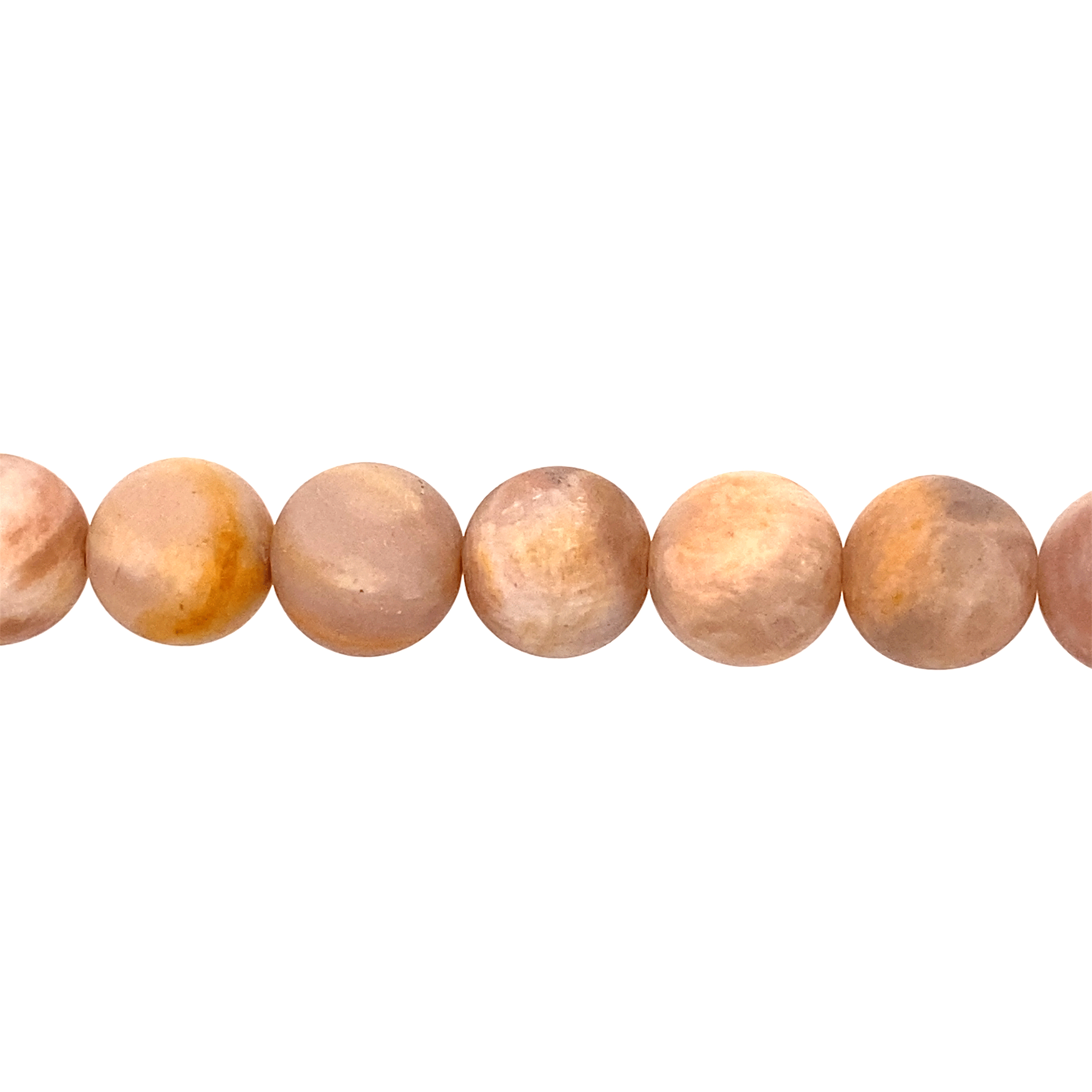 10mm Matte Sunstone - Round