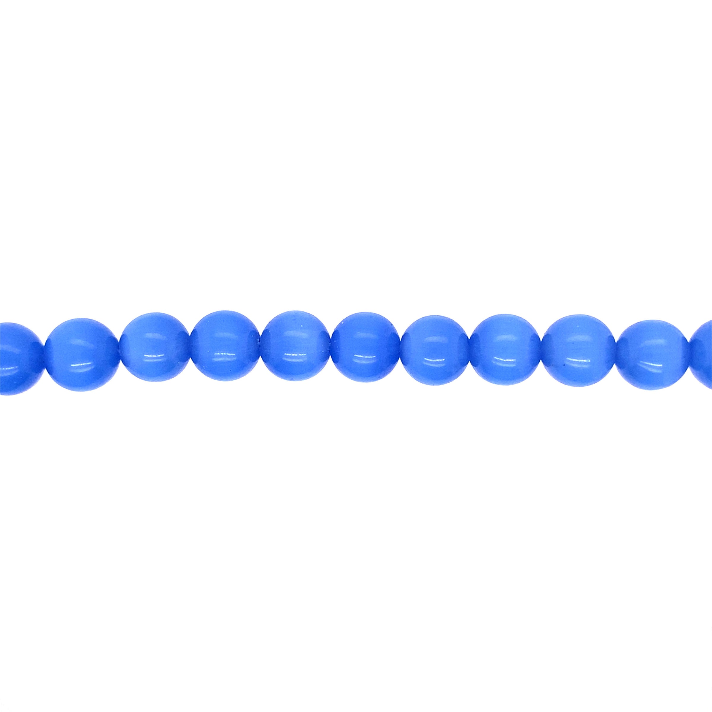 10mm Light Blue Cat's Eye - Round