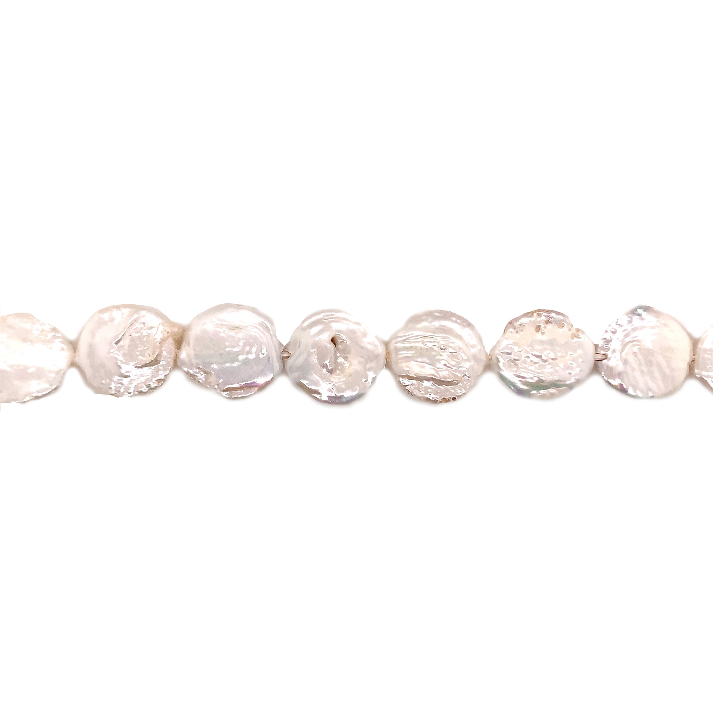 15x22mm Freshwater Baroque Coin Pearls