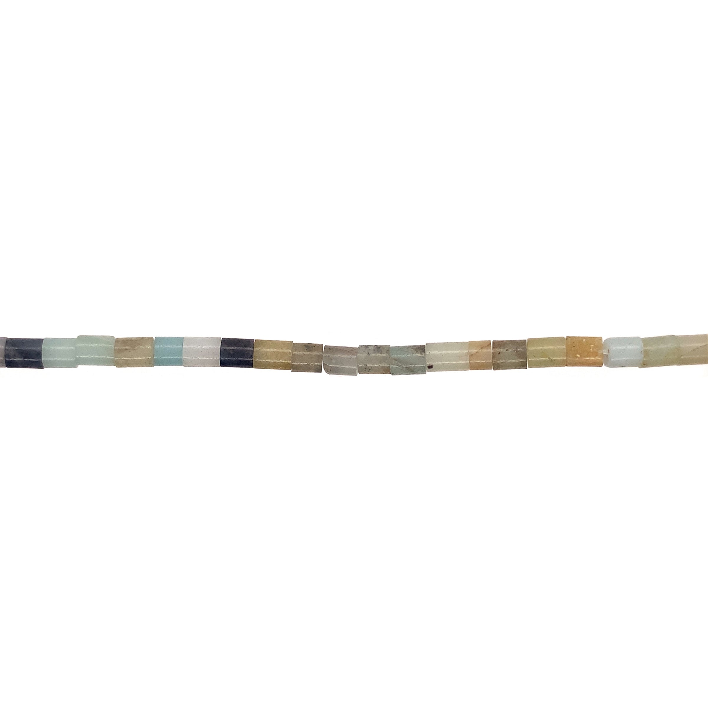 4x4mm Amazonite Gemstone Tubes