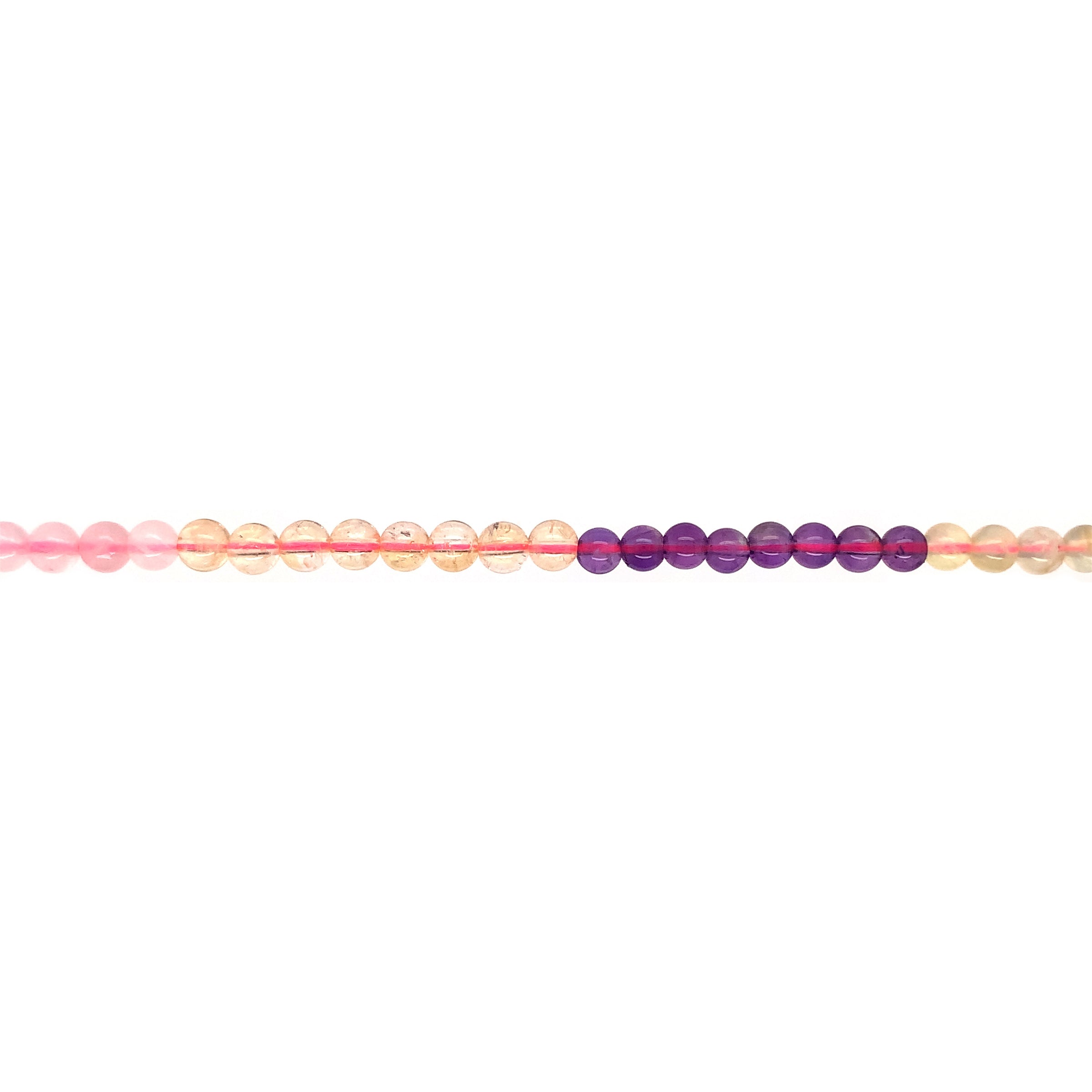 4mm Mixed Natural Gemstones - Round