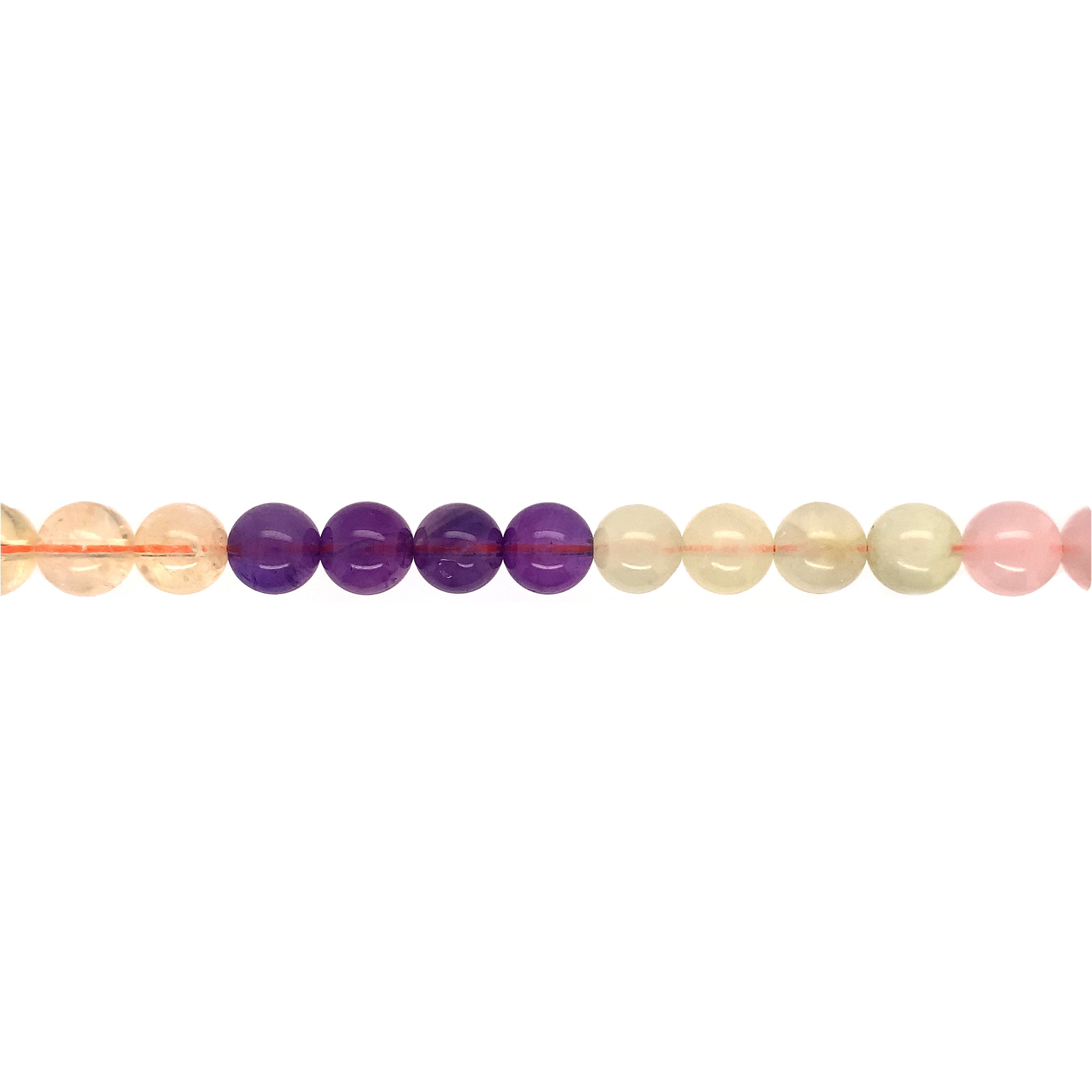 8mm Mixed Natural Gemstones - Round