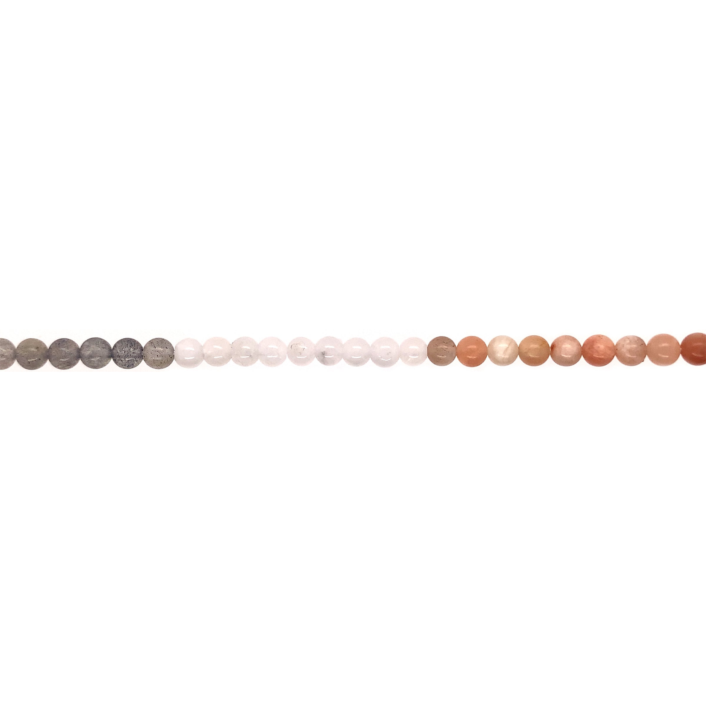 4mm Mixed Natural Gemstones - Round
