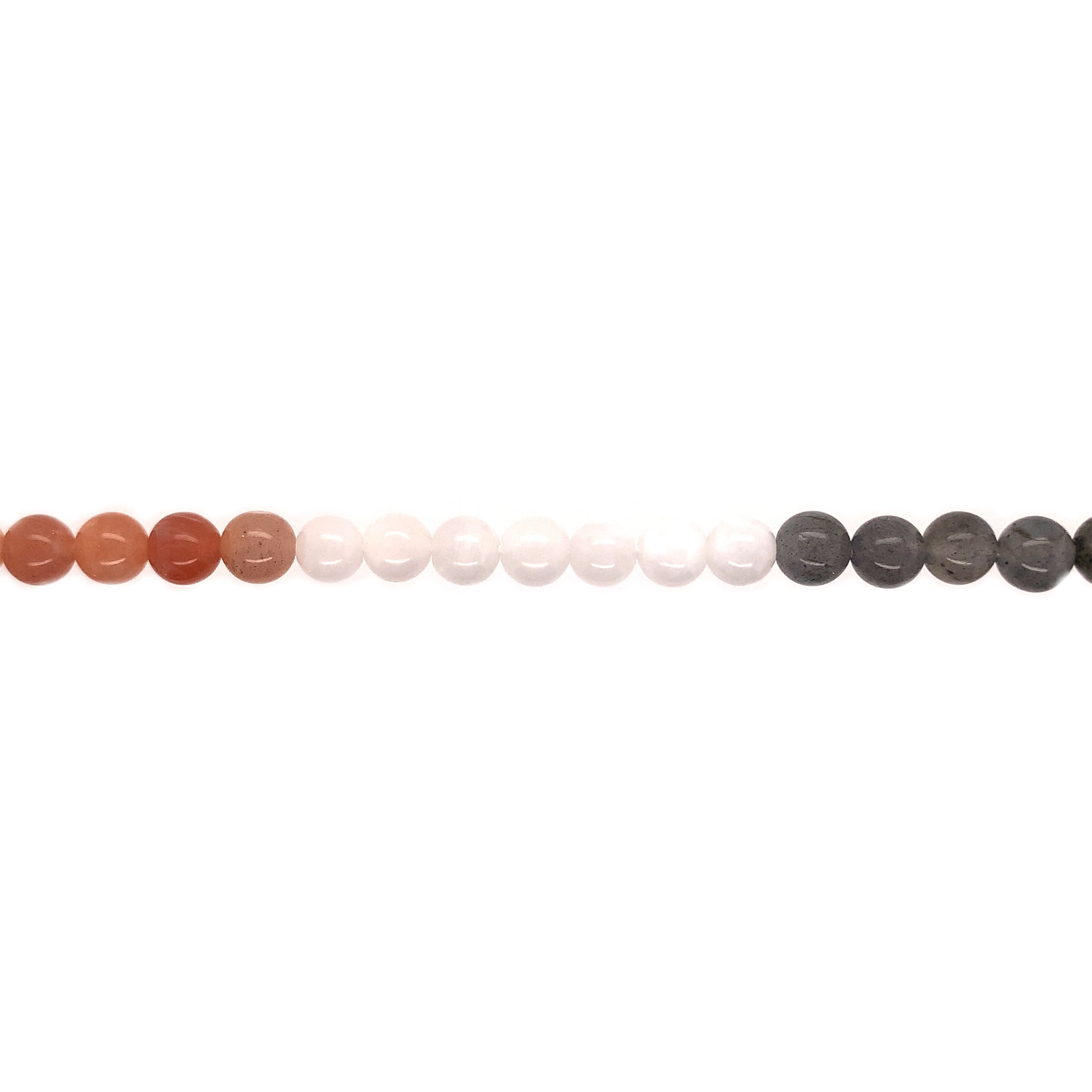 6mm Mixed Natural Gemstones - Round