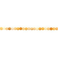 4mm Matte Yellow Aventurine - Round