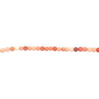 4mm Matte Pink Aventurine - Round
