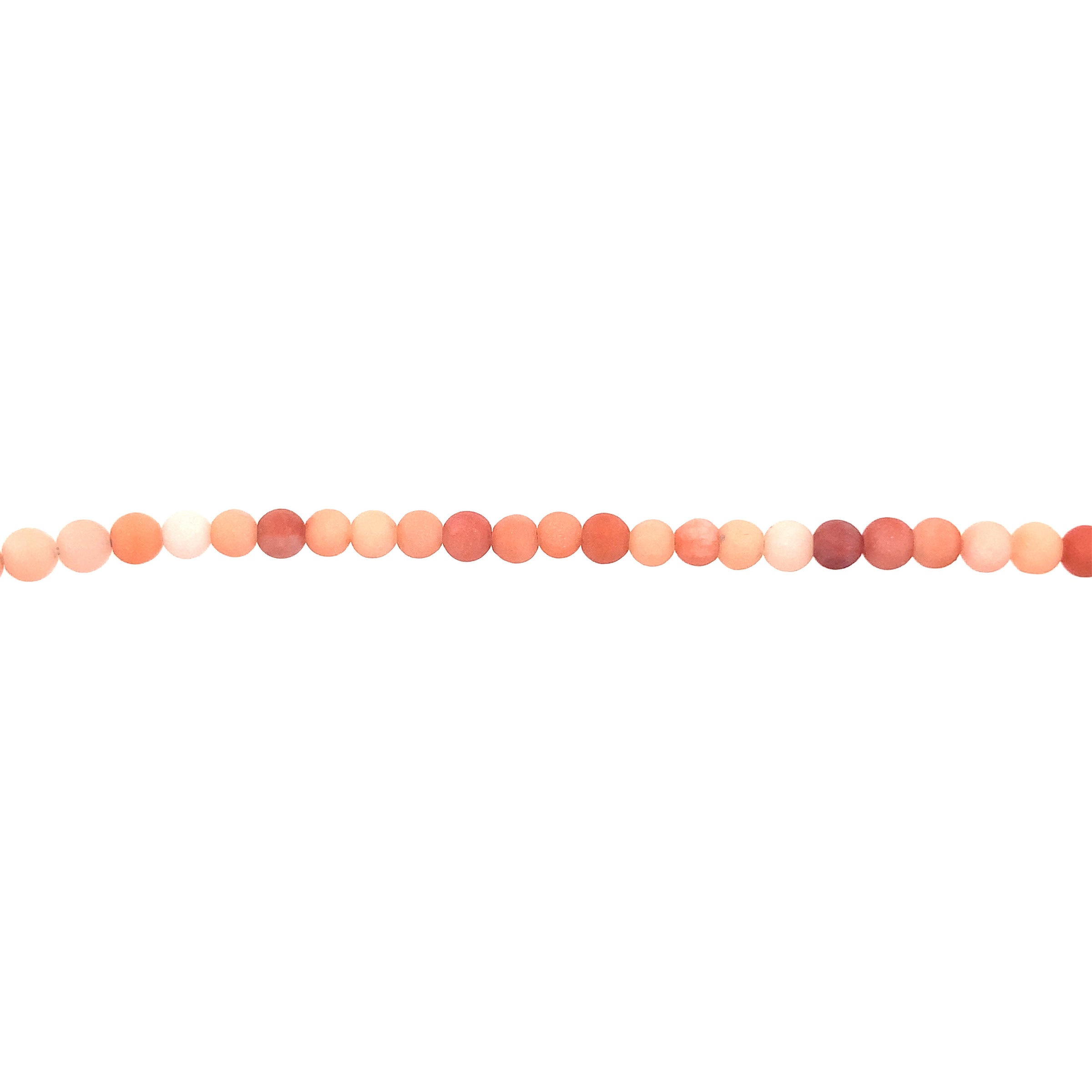 4mm Matte Pink Aventurine - Round