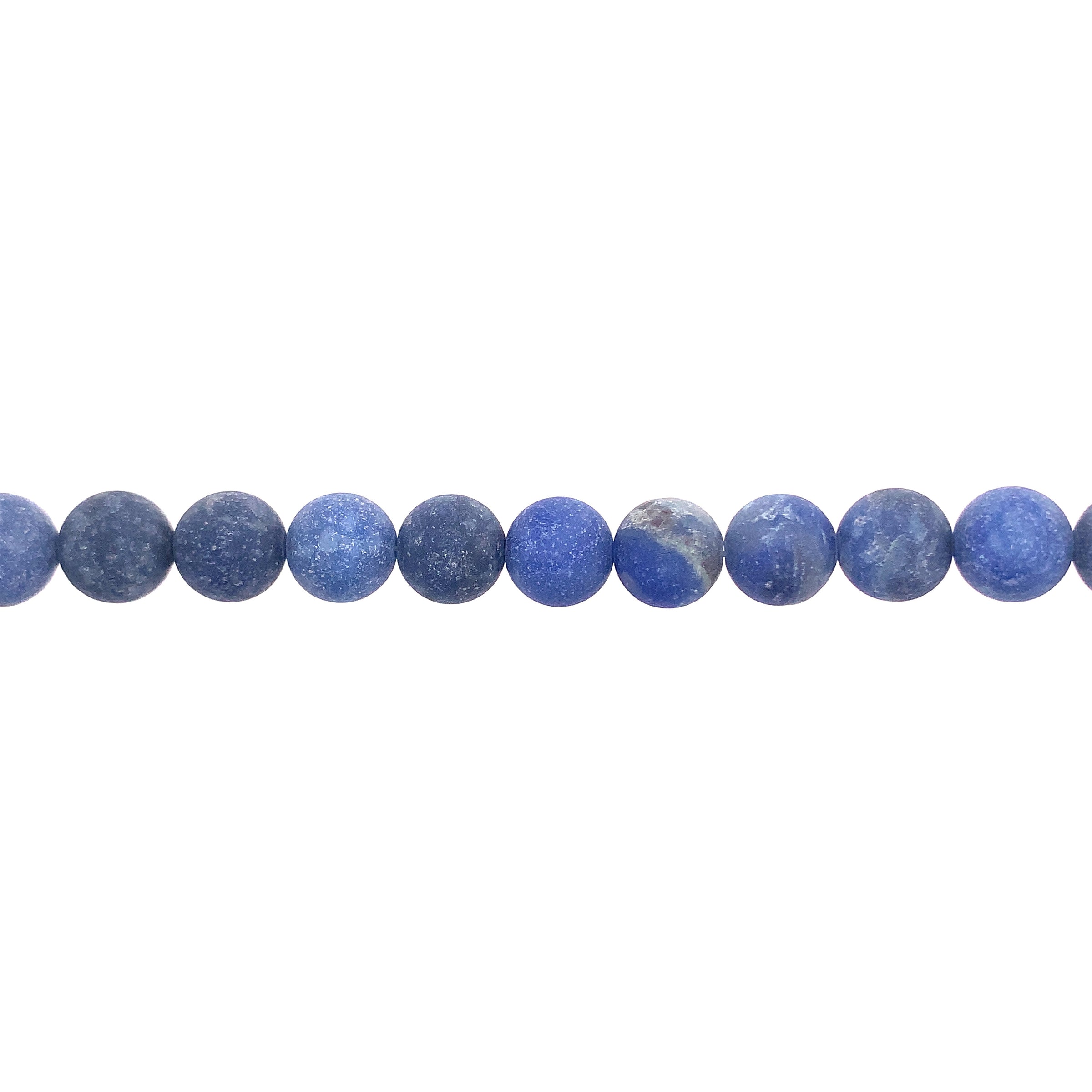 10mm Matte Blue Aventurine - Round