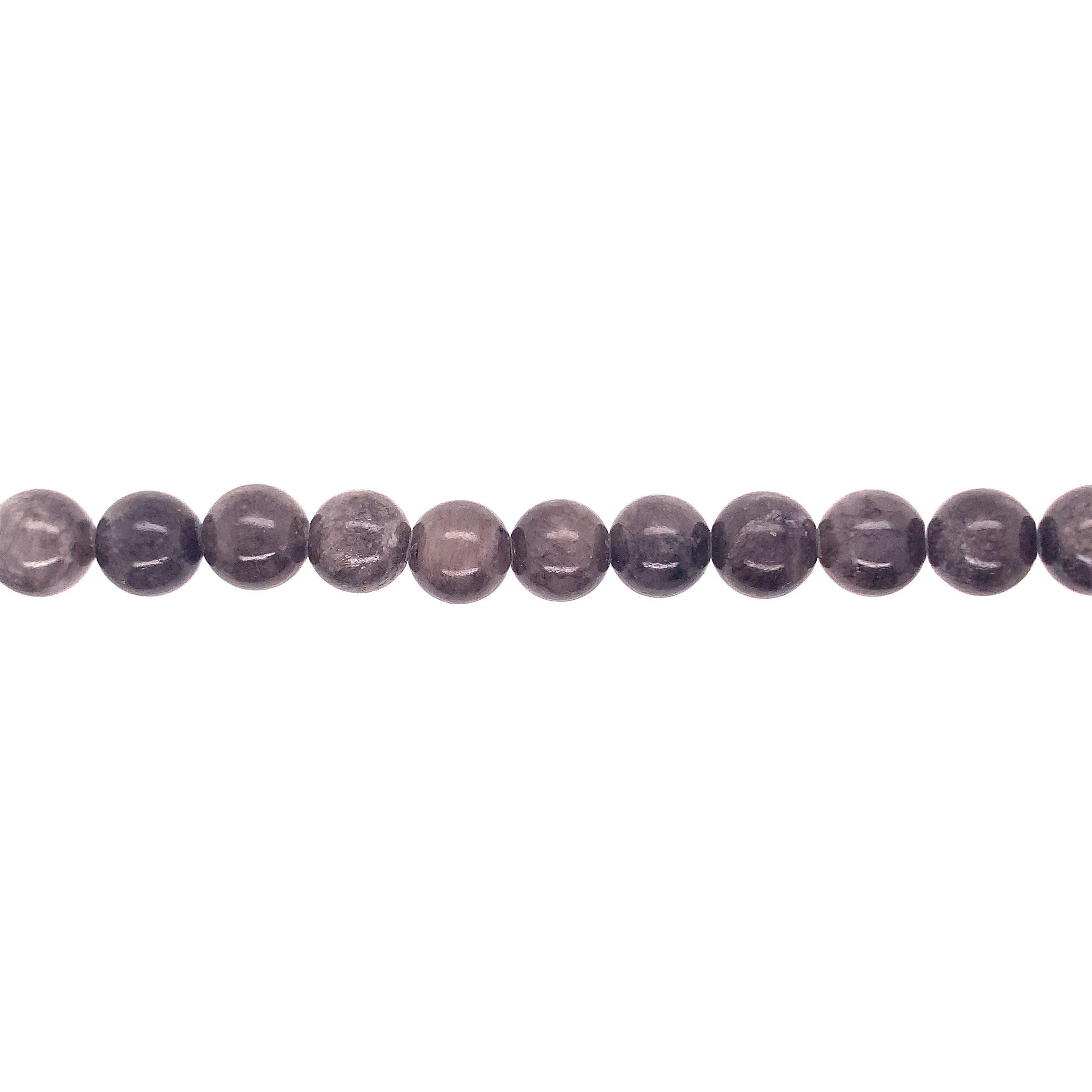 10mm Gray Mashan Jade - Round