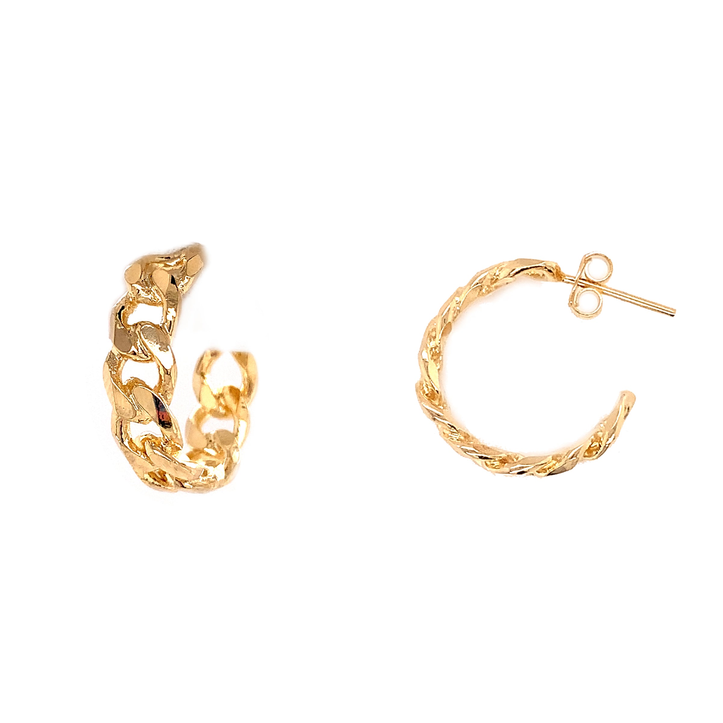 22mm Link Hoops - Gold Filled