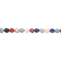 8mm Mixed Gemstone Beads - Faceted