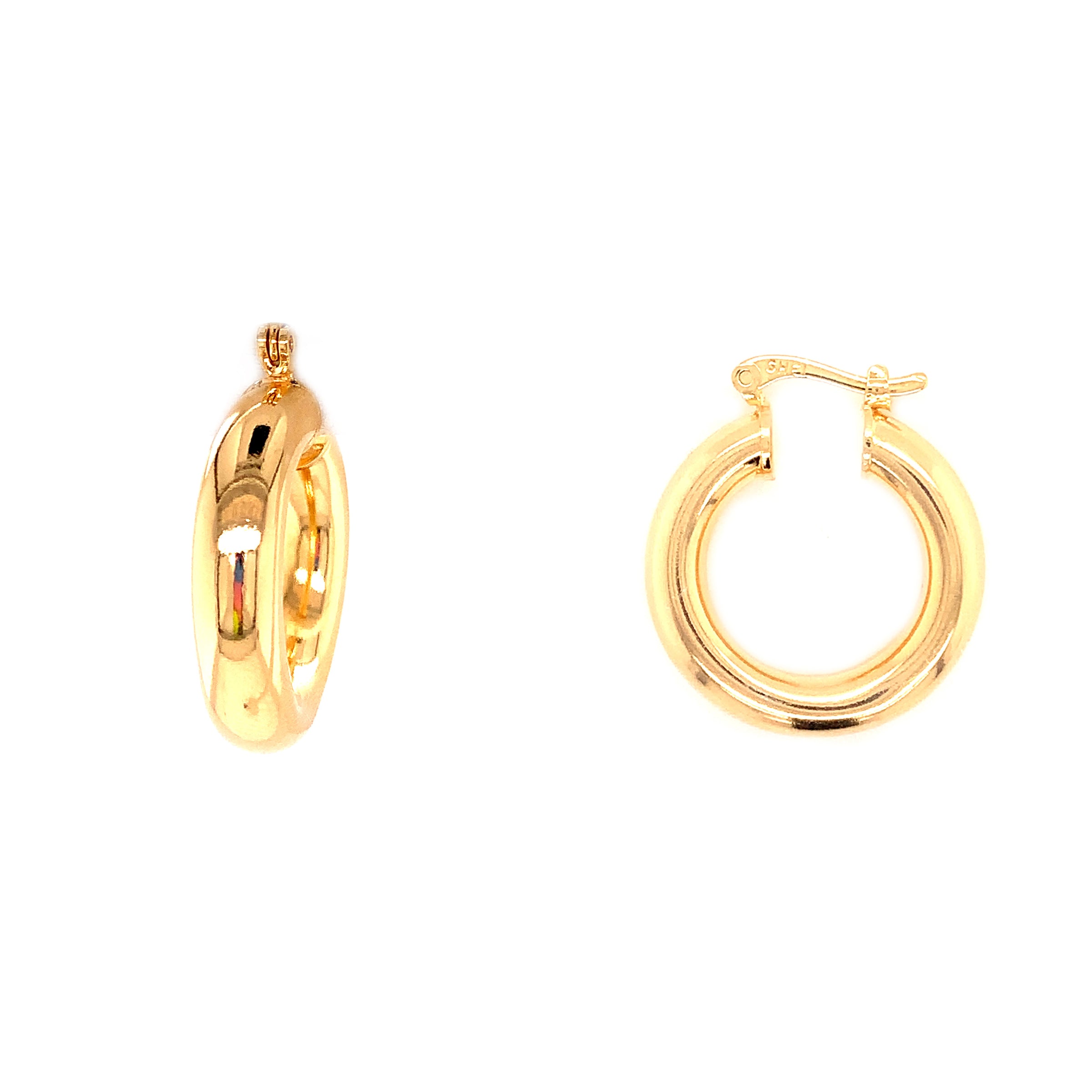 4mm x 40mm Hoops - Gold Filled