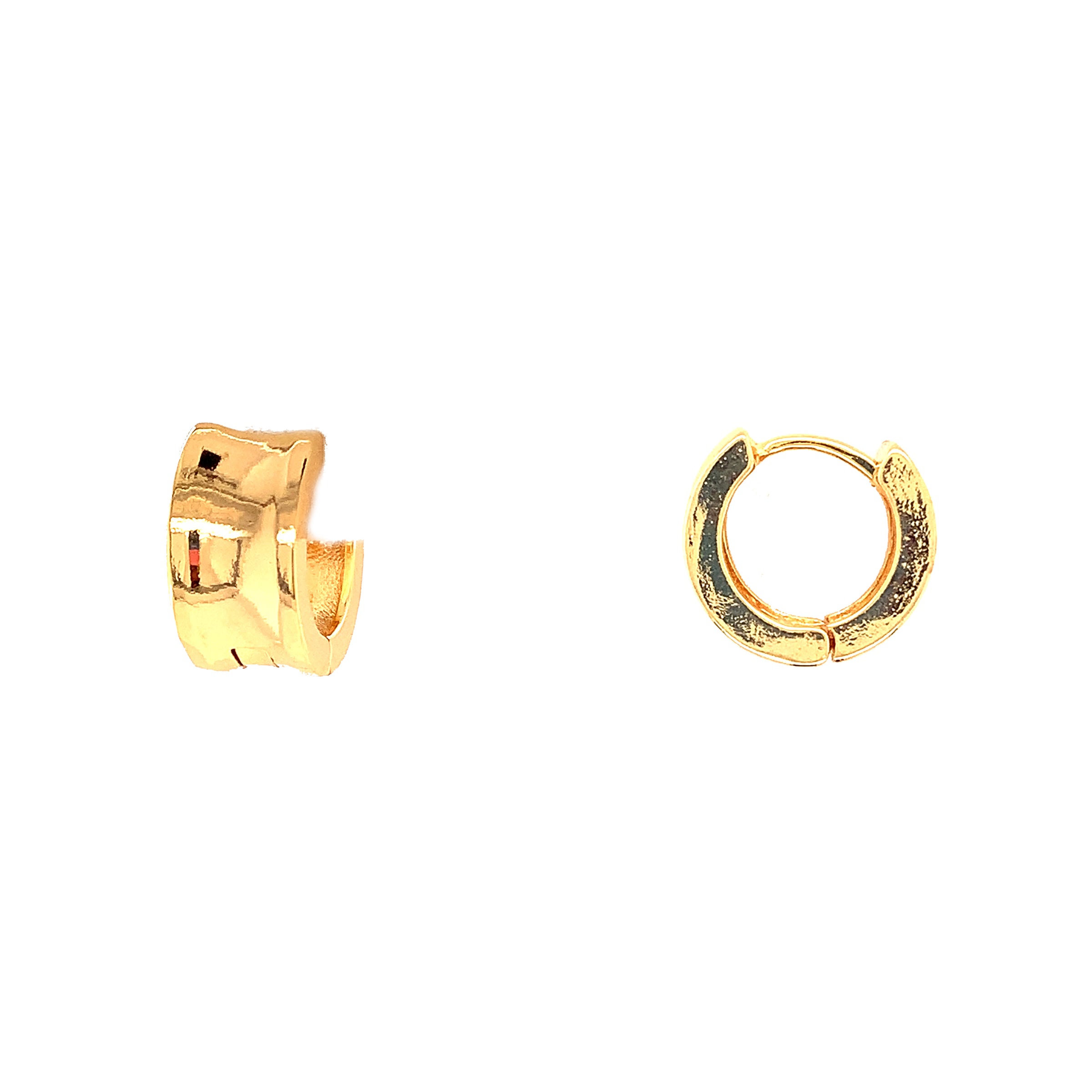 9mm x 15mm Hoops - Gold Filled