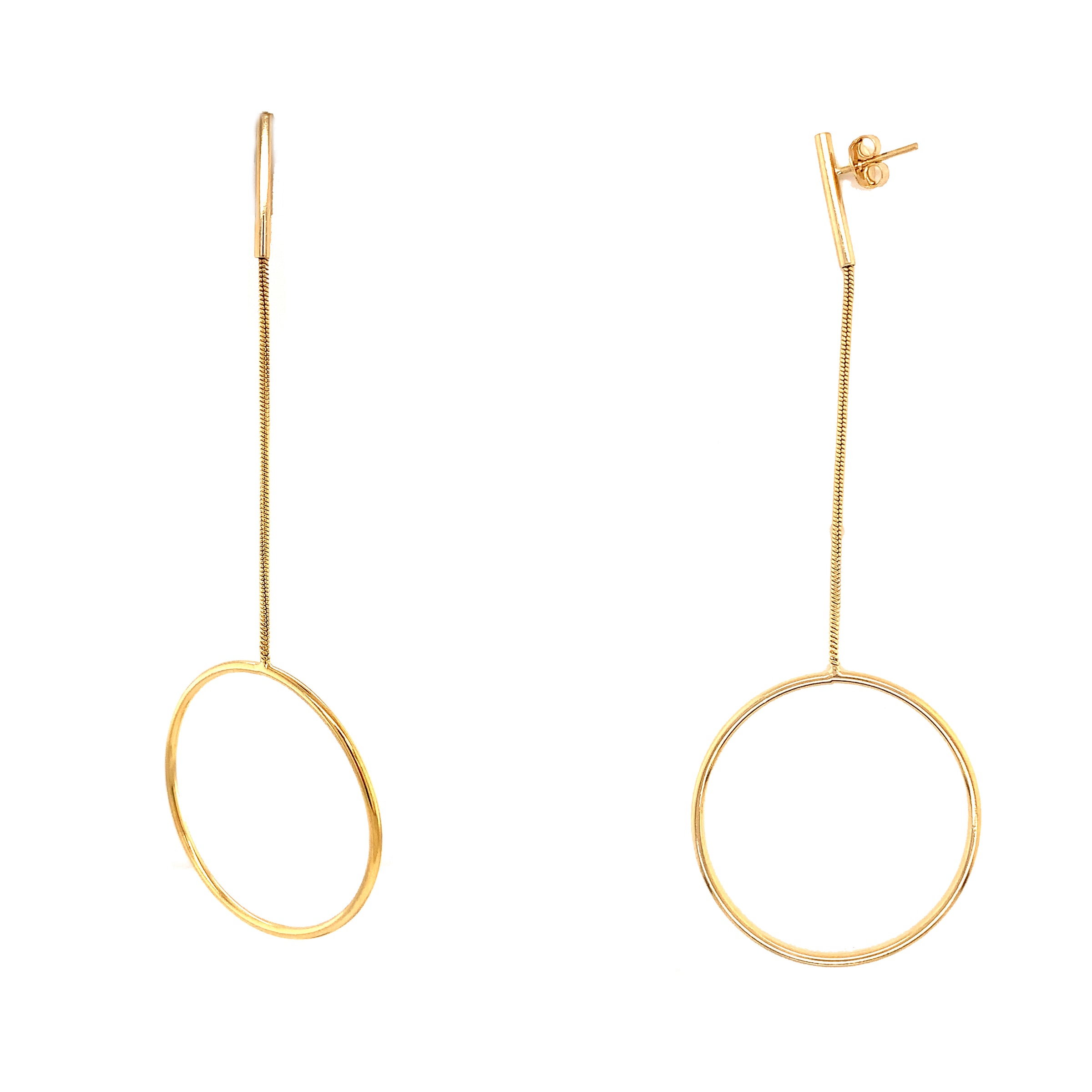 Dangling Drop Earrings  - Gold Filled