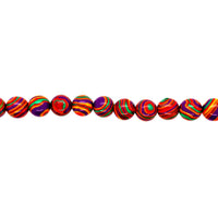 8mm Rainbow Howlite - Round