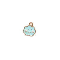 Enamel Blue Cloud Charm