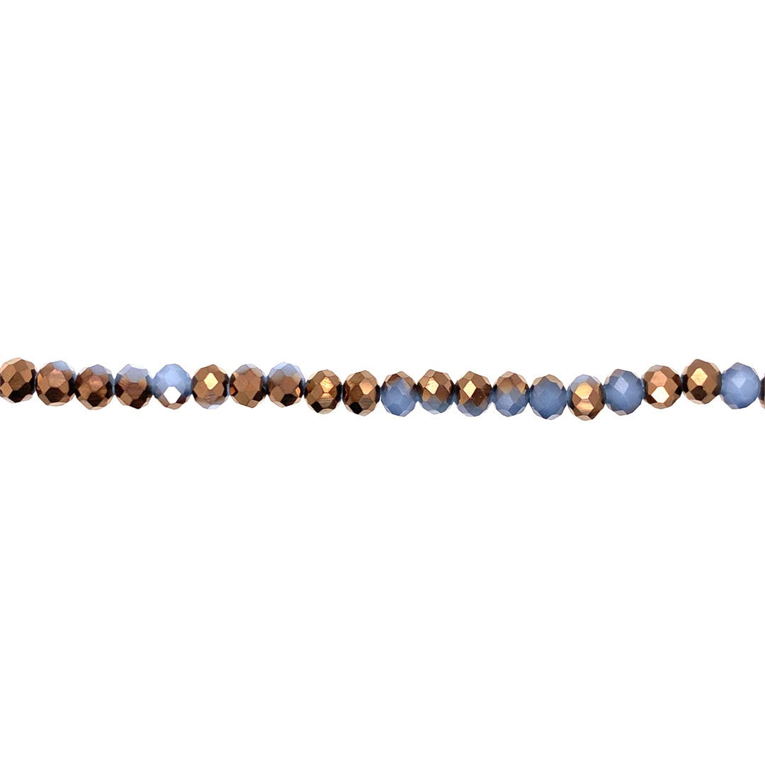 4x6mm Night Sky Crystal - Rondelle